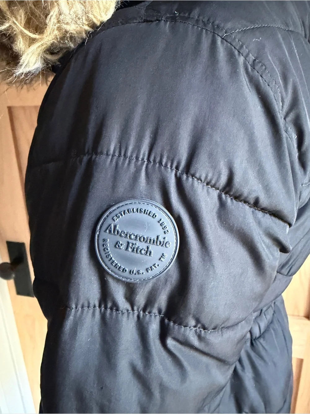 Abercrombie kids quilted winter puffer coat | size 9/10